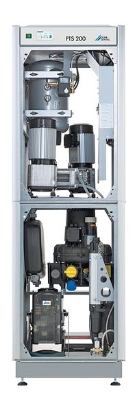 Aspirating compressor / for dental units / medical / with pump PTS 200 DÜRR DENTAL AG