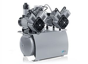Medical compressor / for dental units / diaphragm / with air dryer Duo Tandem DÜRR DENTAL AG
