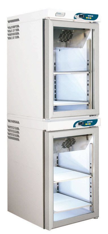 Laboratory refrigerator / pharmacy / cabinet / 2-door 2°C ... 15 °C, 8°C ... 15 °C, 300 L | MPRR 260 EVERmed
