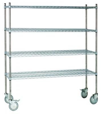 Stainless steel shelving unit / 4-shelf ER-1600 ERYIGIT Medical Devices