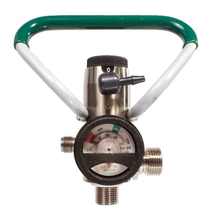 Oxygen pressure regulator / adjustable-flow / integrated EMS Essex Industries