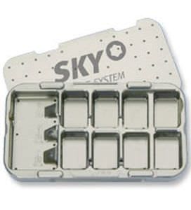 Dental instrument sterilization tray / perforated SKY-PT11 bredent medical GmbH & Co. KG