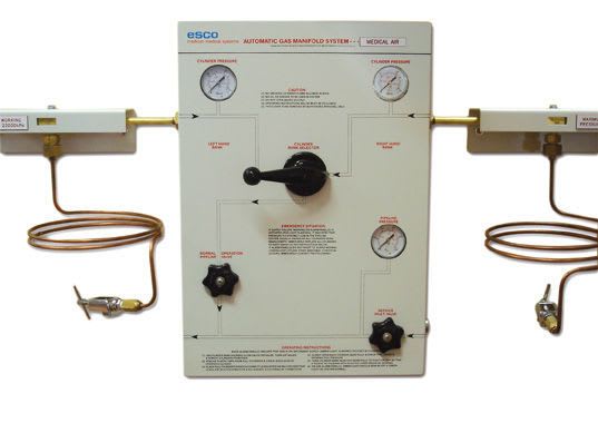 Gas manifold / semi-automatic / medical ESCO Medicon