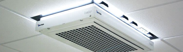 Air filtration system / ceiling-mounted Halo erlab