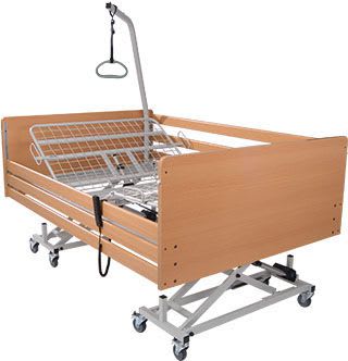 Electrical bed / height-adjustable / 3 sections / bariatric aks-SB XXL aks - Aktuelle Krankenpflege Systeme
