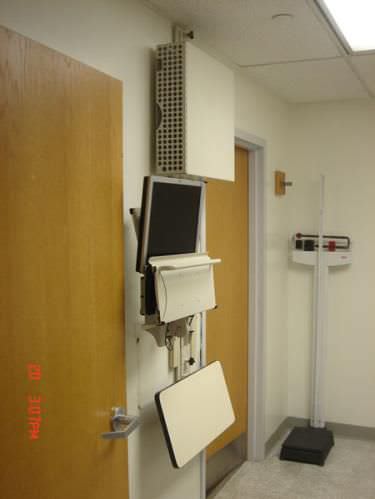 Medical monitor support arm / wall-mounted 772383 AFC Industries