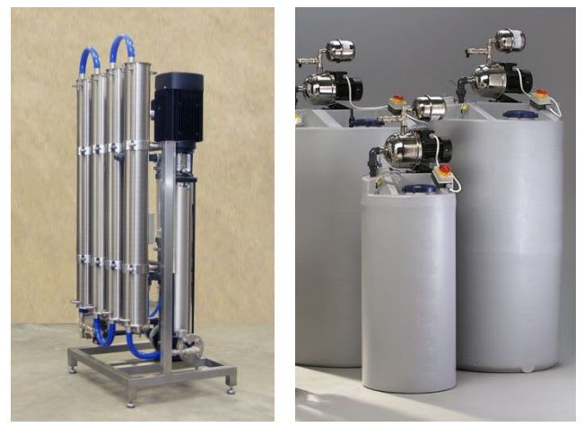 Healthcare facility water purification system / reverse osmosis RO-2000 Environmental Water Systems (UK)