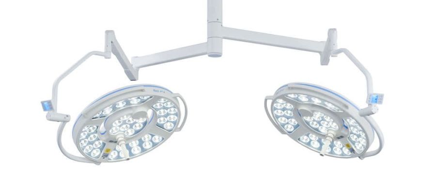 LED surgical light / ceiling-mounted / 2-arm 160 000 lux | Mach LED 5 Dr. Mach