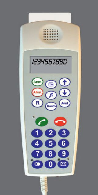 Medical handset with hygienic keypad CP 300/CP 310 Ergophone