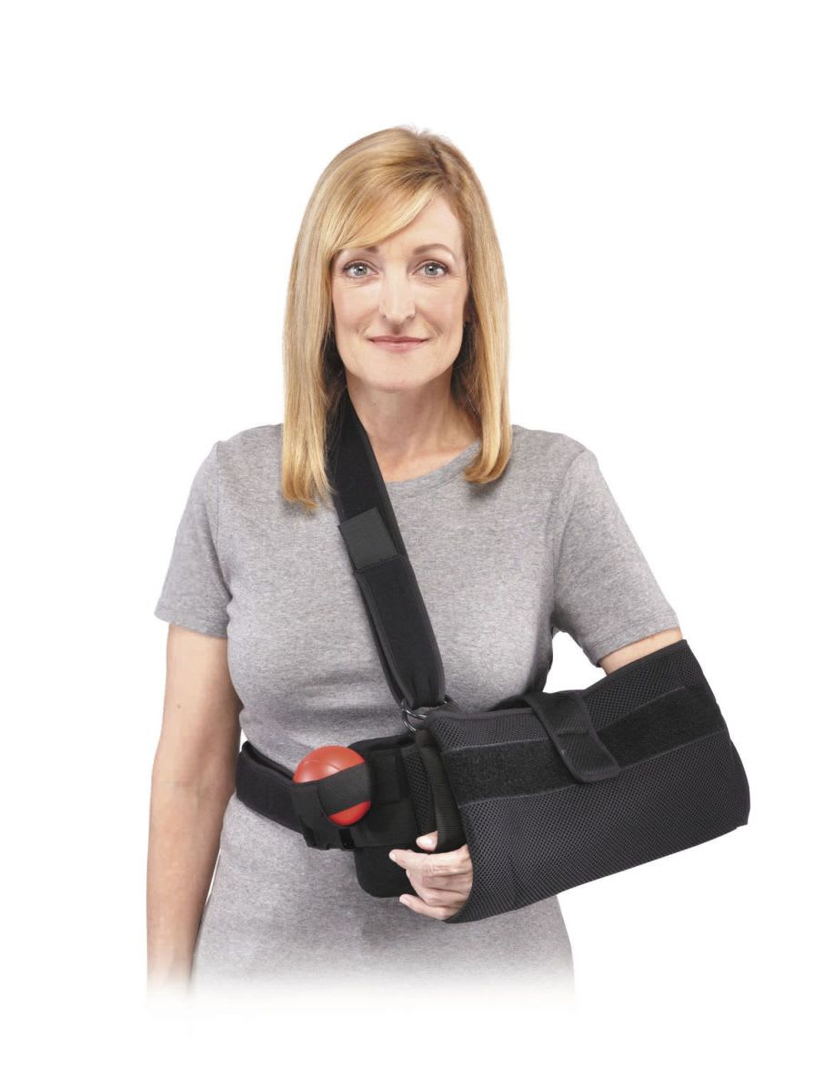 Arm sling with shoulder abduction pillow / human Quick-Fit Aircast