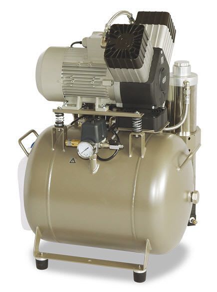 Medical compressor / for dental units / piston / oil-free 50 L | DK50 2V/50 EKOM spol