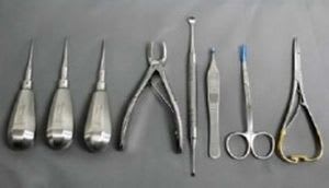 Veterinary dental extraction instrument kit DIPLOMATE - DTP10617 Dentalaire