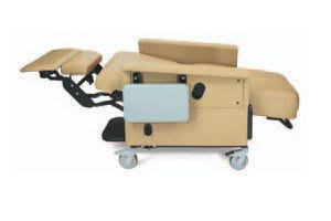 Medical sleeper chair with legrest / reclining / on casters / electrical 54 series Champion