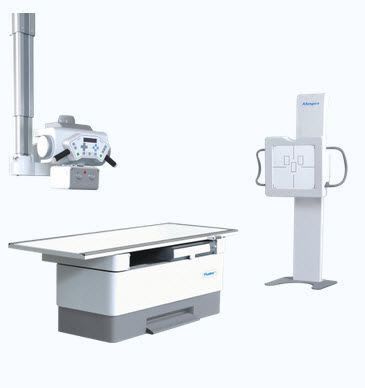 Radiography system (X-ray radiology) / digital / for multipurpose radiography / with vertical bucky stand DIGIX Auto / Base / U / ADV Allengers Medical Systems