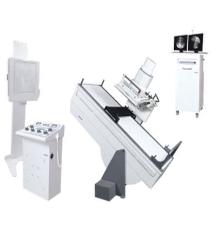 Fluoroscopy system (X-ray radiology) / digital / for multipurpose fluoroscopy / with motorised tilting table 325, 525 Allengers Medical Systems