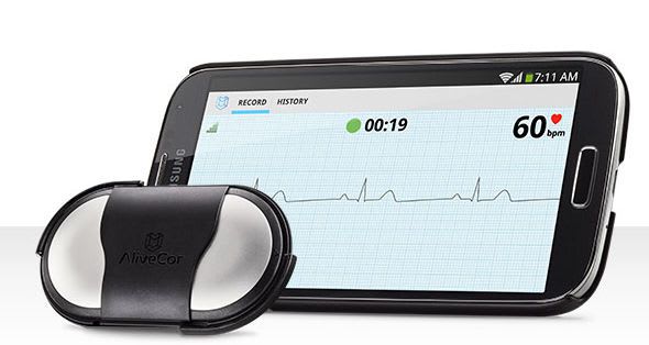 ECG patient monitor / portable / wireless AliveCor