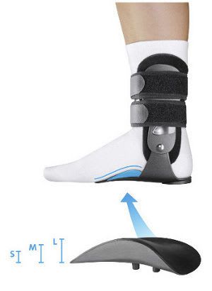 Ankle splint (orthopedic immobilization) / articulated Body Armor® Vario Darco International