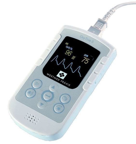 Pulse oximeter with separate sensor / handheld 0 - 100 % SpO2 | OxyTrue® S Bluepoint Medical