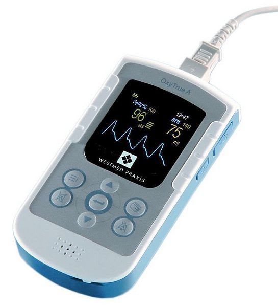 Pulse oximeter with separate sensor / handheld 0 - 100 % SpO2 | OxyTrue® A Bluepoint Medical