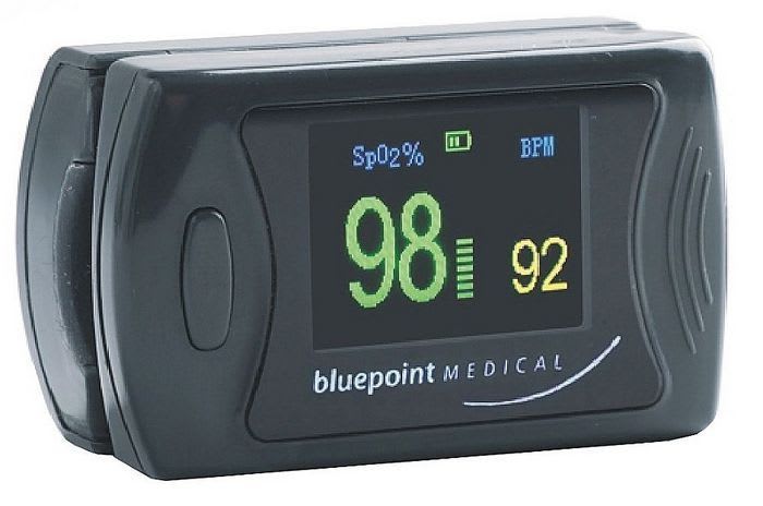 Fingertip pulse oximeter / compact 0 - 100 % SpO2 | OxyTrue® FC Bluepoint Medical