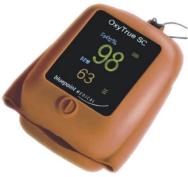 Fingertip pulse oximeter / compact 0 - 100% SpO2 | OxyTrue® SC Bluepoint Medical