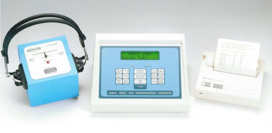 Screening audiometer (audiometry) / audiometer / digital 2500 Ambco Audiometers