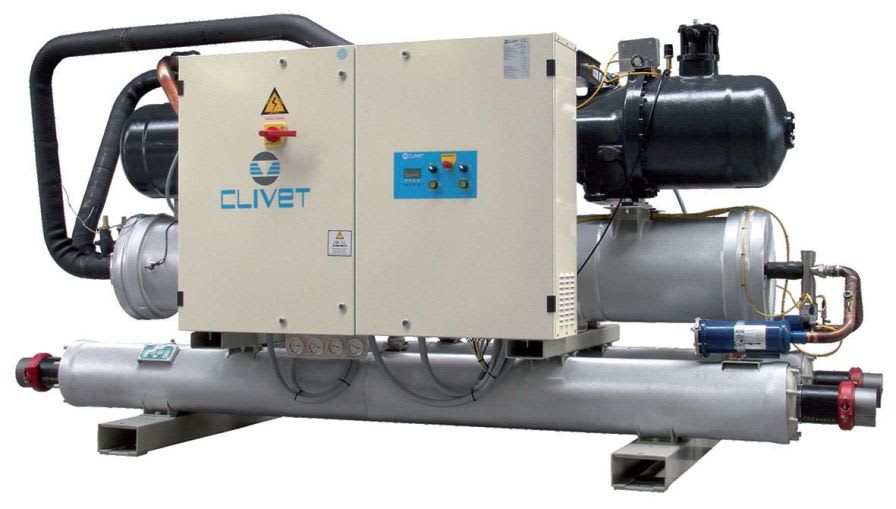 Water-cooled water chiller / for healthcare facilities 631 - 1707 kW | WDH-HE CLIVET