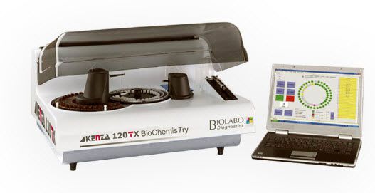 Automatic biochemistry analyzer 120 tests/h | KENZA 120 TX BIOLABO