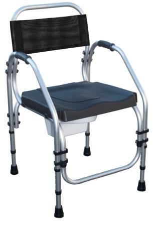 Shower chair / with bucket / with armrests 100 kg | BANHO PACIFIC FIXA ORTHOS XXI