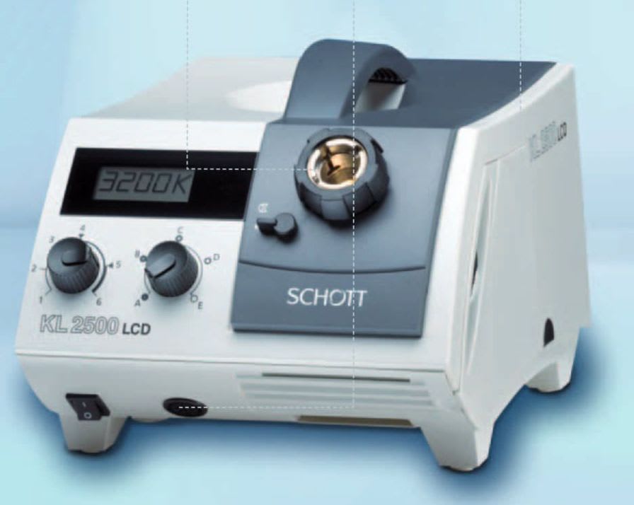 Halogen light source / for microscopes / cold KL 2500 LCD SCHOTT
