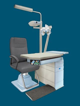 Ophthalmic workstation / with chair / equipped / 1-station US-560 Shanghai Yanke Instrument Co., Ltd.