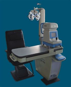 Ophthalmic workstation / with chair / equipped / 1-station US-660 Shanghai Yanke Instrument Co., Ltd.