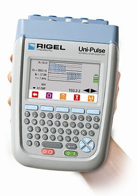 External defibrillator tester Rigel Uni-Pulse RIGEL Medical