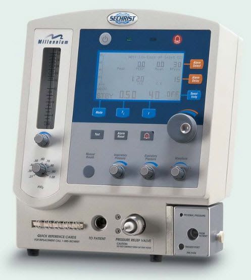 Resuscitation ventilator / CPAP / infant Millennium® Sechrist Industries, Inc.