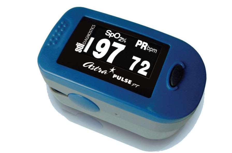Compact pulse oximeter / fingertip 35 - 99 %SpO2, 30 - 240 bpm | AstraPulse FT™ SDI Diagnostics