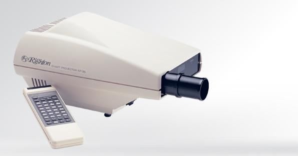 Remote-controlled ophthalmic chart projector RIGHTON NP-3S S4Optiks