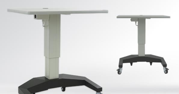Electric ophthalmic instrument table / on casters / height-adjustable ATLAS U-BASE S4Optiks