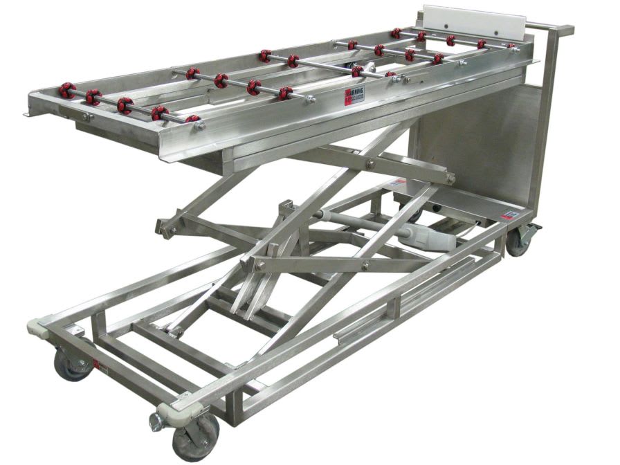 Mortuary trolley / loading / stainless steel max.: 450 lbs | M690 Mortech Manufacturing