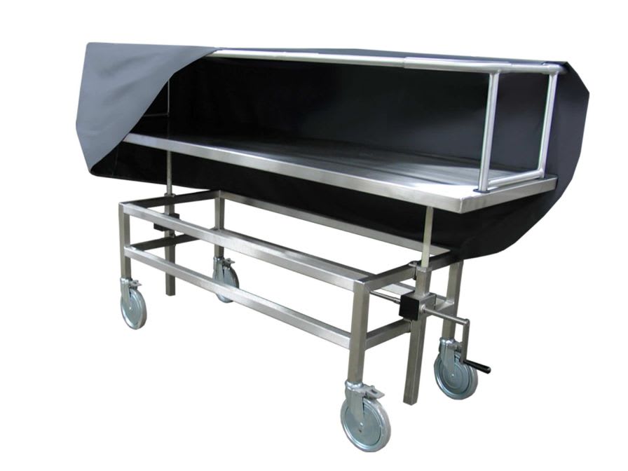 Mortuary trolley / transport / stainless steel 600039-C Mortech Manufacturing