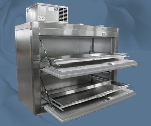Side loading refrigerated mortuary cabinet / 2-body 38°F | 1036-R116 Mortech Manufacturing