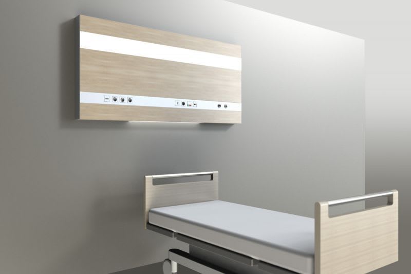Horizontal bed head unit / with light free 02 SCHYNS