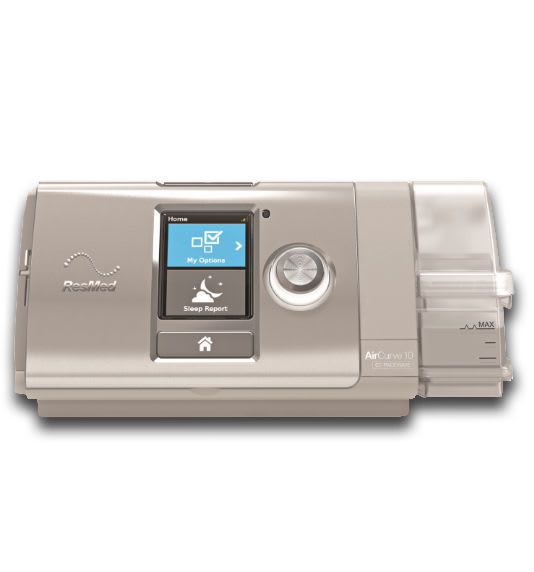 Electronic ventilator / homecare / CPAP AirCurve™ 10 CS PaceWave™ ResMed Europe