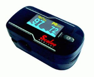 Fingertip pulse oximeter / compact SCALEO MEDICAL