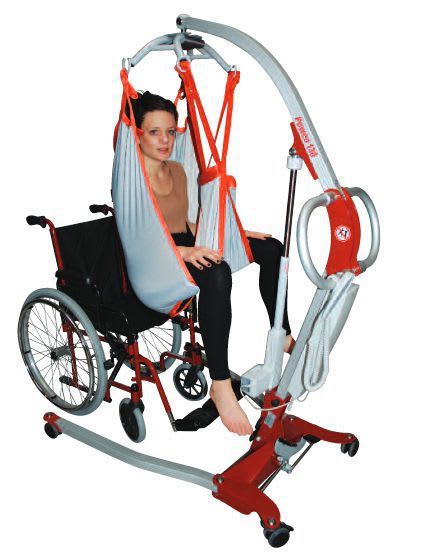 Mobile patient lift / folding Poweo® 130 SCALEO MEDICAL