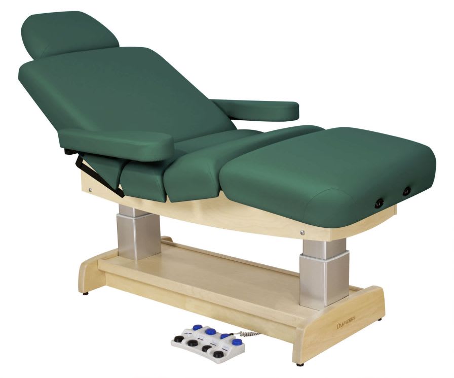 Bariatric examination table / electrical / Trendelenburg / height-adjustable PF400 Oakworks Med