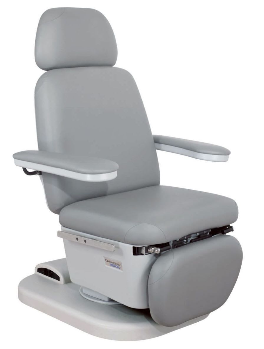 Medical examination chair / electrical / height-adjustable / 3-section 300 series Oakworks Med