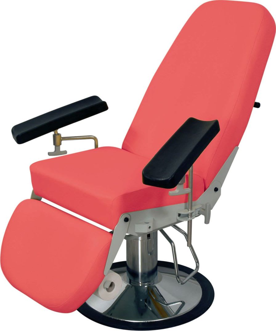 Height-adjustable blood donor armchair / hydraulic Promotal Series Promotal