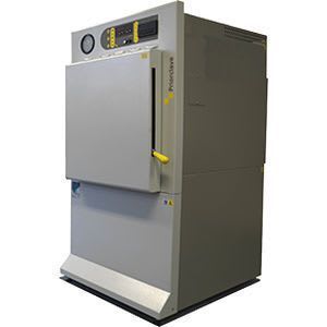 Laboratory autoclave / front-loading / with vacuum cycle / microprocessor controlled 150 L | QCS Series Priorclave
