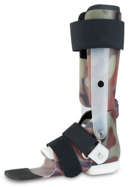 Ankle and foot orthosis (AFO) (orthopedic immobilization) / articulated / pediatric Dorsi-free Overlap Orthomerica