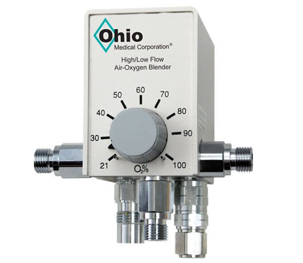Respiratory gas blender / O2 / air 0025 Ohio Medical